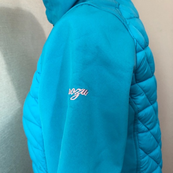 Snozu Girls Sweater Large Blue Pink - Picture 9 of 13